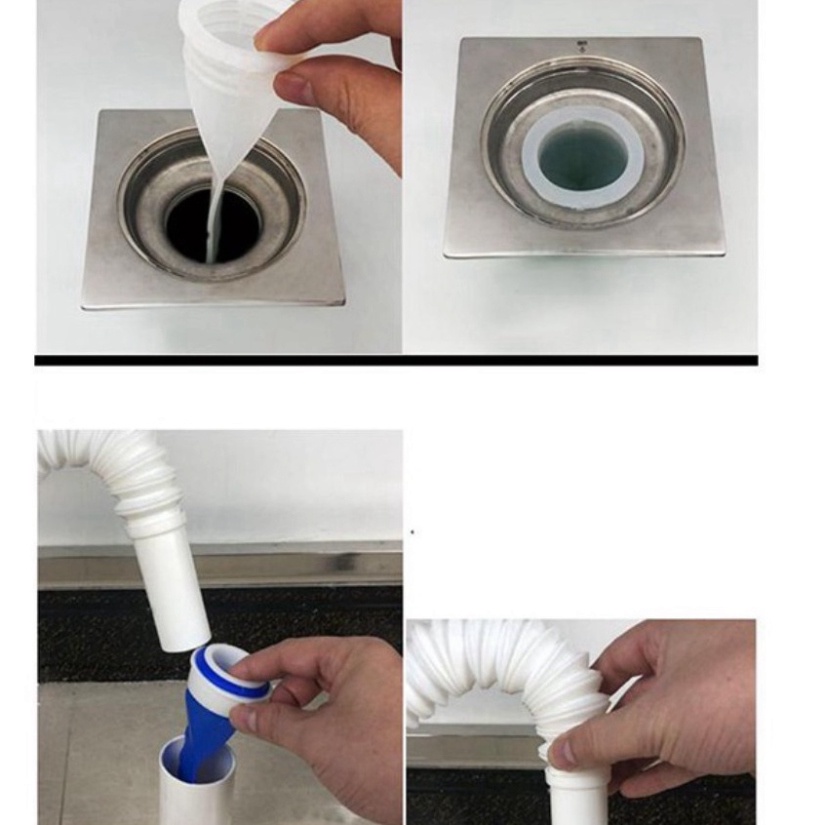 Bịt cống silicon chặn mùi hôi cống bộ nắp phễu thoát sàn chống trào ngược ngăn côn trùng khử mùi