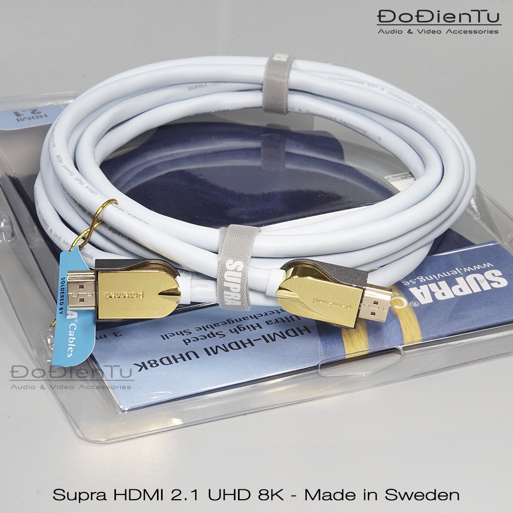 Cáp HDMI Supra 2.1 UHD 8K