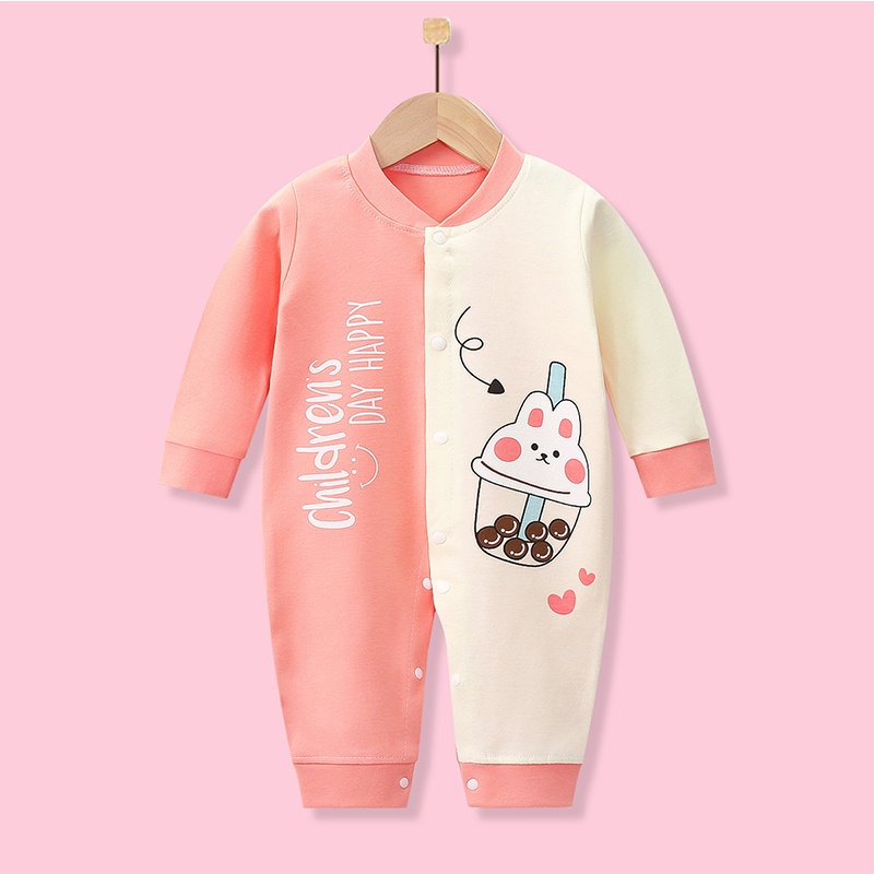 Body Liền Thân Dài Tay Cho Bé Trai, Bé Gái 3-12kg ,100% cotton hàng Quảng Châu cao cấp _ BD05