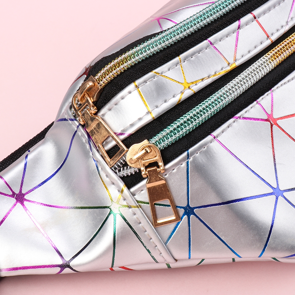 Túi đeo hông okdeals họa tiết hình học