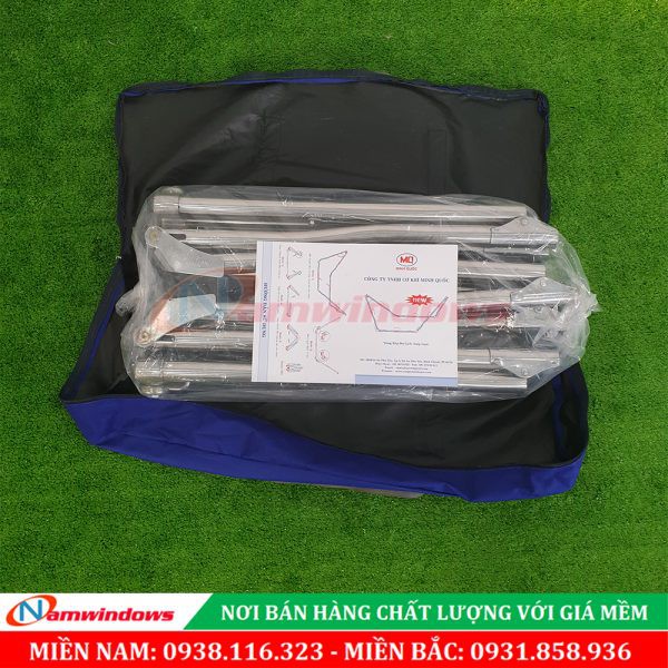 Bộ Võng Xếp SIÊU GỌN Thế Hệ Mới 1 MINH QUỐC | INOX Phi 32 -  cỡ lớn - Bảo hành 5 năm (bao gồm lưới võng) | BigBuy360 - bigbuy360.vn