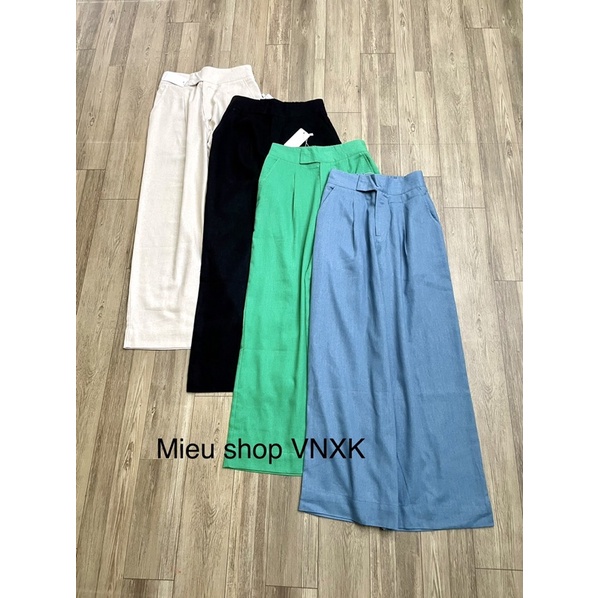 Quần linen lưng thun