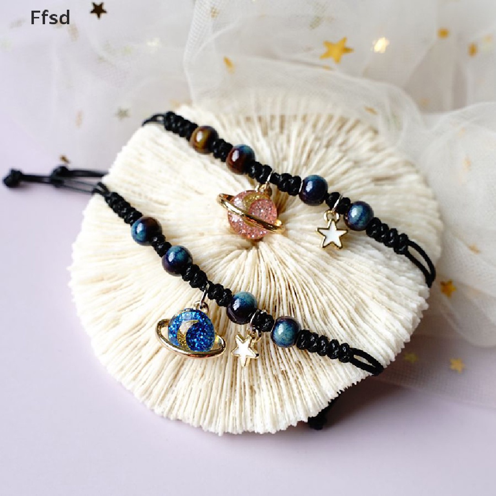 {Ffsd} Vòng Tay Chuỗi Hạt Mặt Hành Tinh Vũ Trụ Sáng Tạo Thời Trang Hàn Quốc Làm Quà Tặng Bạn Thân Cho Bạn Thân * Bán Chạy