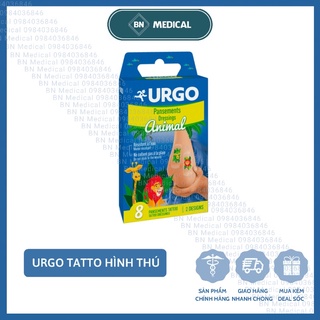 Băng cá nhân urgo animal hộp 8 miếng