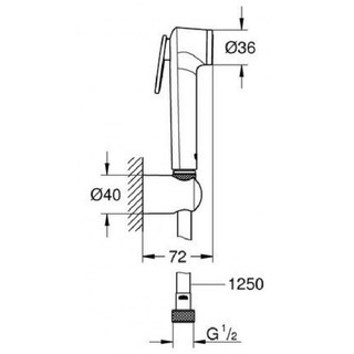 Vòi Xịt Vệ Sinh Grohe Tempasta