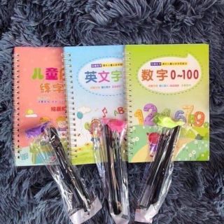 Vở tập viết cho bé combo 3 cuốn