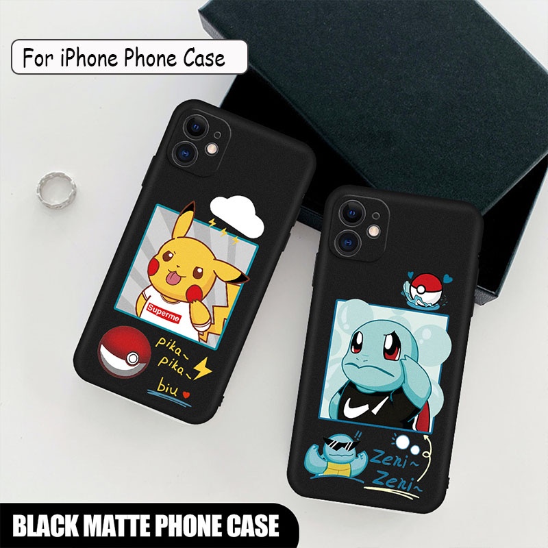 Ốp điện thoại dẻo họa tiết hoạt hình Pokemon dễ thương cho IPHONE 12 13 MINI 13 12 11 PRO MAX XR XS MAX X 6 7 8 PLUS 2020 4 5 6S