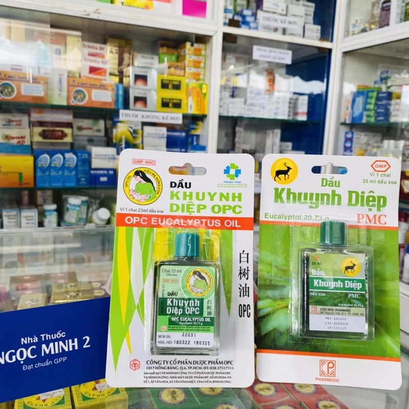 ✅  Dầu Khuynh Diệp OPC Chai , Dầu Khuynh Diệp PMC chai 25ml