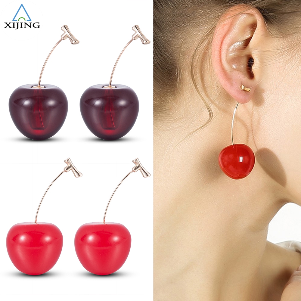 Bông tai hình trái cây dễ thương đáng yêu dành cho nữ