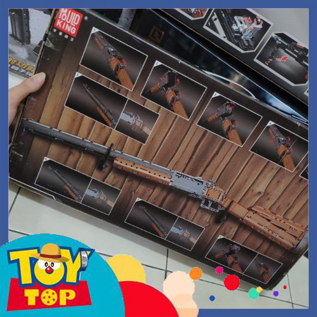 Hộp đồ chơi ghép technic lắp ghép mô hình Double Barreled Shotgun nhựa xếp hình Mould King 14016 gồm 1015 mảnh