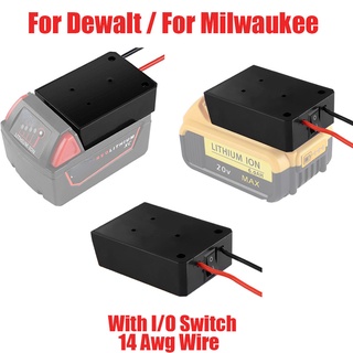 Bộ chuyển đổi nguồn pin 18v li-ion 14awg cho milwaukee