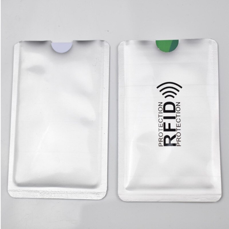 Bộ 2 bao đựng thẻ bảo vệ TZUZL bằng nhôm ngăn ngừa RFID chống quét đánh cắp thông tin trái phép thông minh