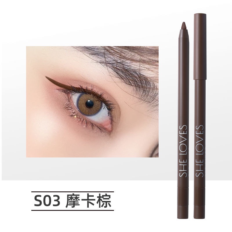 Bút Kẻ Mắt Dạng Gel Mềm Mịn Chống Nước Lâu Trôi 12 Màu Tùy Chọn