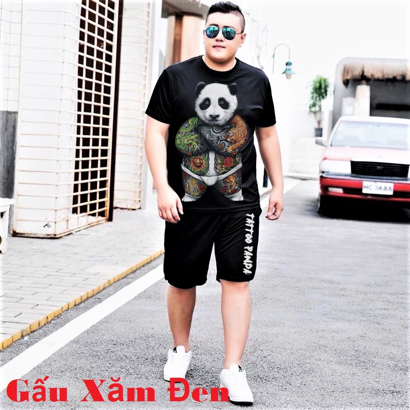 Bộ quần áo nam Béo chất thun lạnh co dãn không bai xù, đồ bộ nam đẹp Bigsize đến 110kg