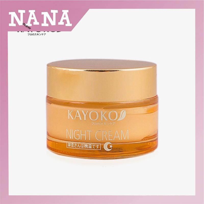 [Chính Hãng] Kem nám ban đêm kayoko, mỹ phẩm làm mờ nám và dưỡng da Kayoko Vàng, mỹ phẩm Kayoko (Night Cream).