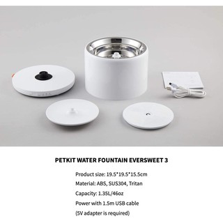 Máy nước Petkit Eversweet3 W4cho thú cưng