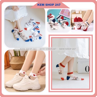 Set 10 đôi tất vớ nữ ren hot hít 2022