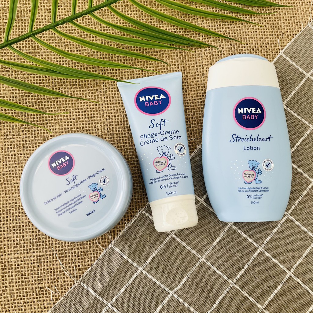 Dưỡng da cho bé Nivea baby (hàng Đức)