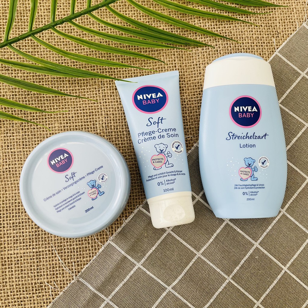 Dưỡng da cho bé Nivea baby (hàng Đức)