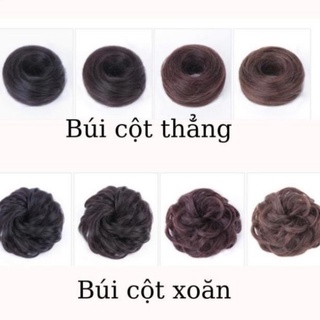 [QUEEN STORE] Tóc thật - Tóc giả búi cột rối mini - dệt tóc thật 100% - búi mini tóc thật - búi rối (hàng sẵn)
