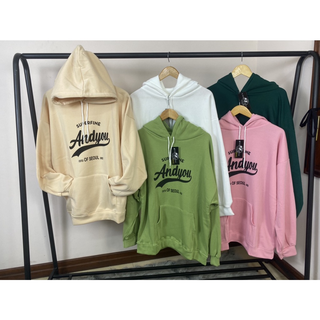 Áo nỉ HOODIE  UNISEX Nam Nữ Chất Vải nỉ cotton cao cấp Dày Dặn Ấm Áp (Mã 09 : AND YOU)