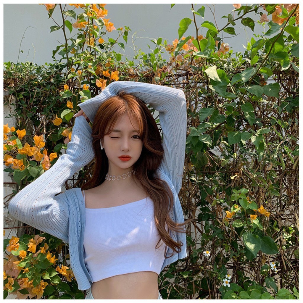 ÁO THUN 2 DÂY NỮ CROPTOP | BigBuy360 - bigbuy360.vn