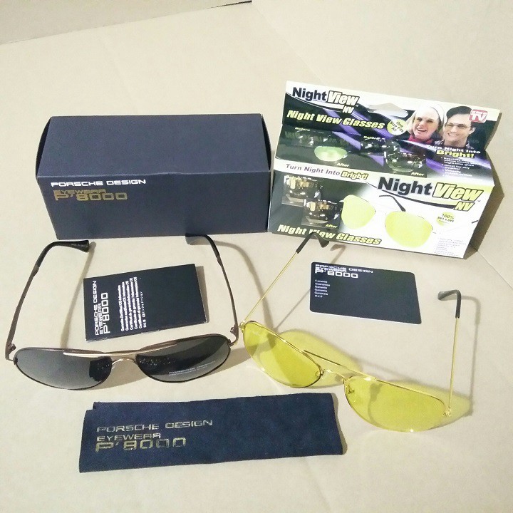 Kính Porsche P8000 Tặng Kèm Kính Nhìn Xuyên Đêm - Hàng Chuẩn | BigBuy360 - bigbuy360.vn