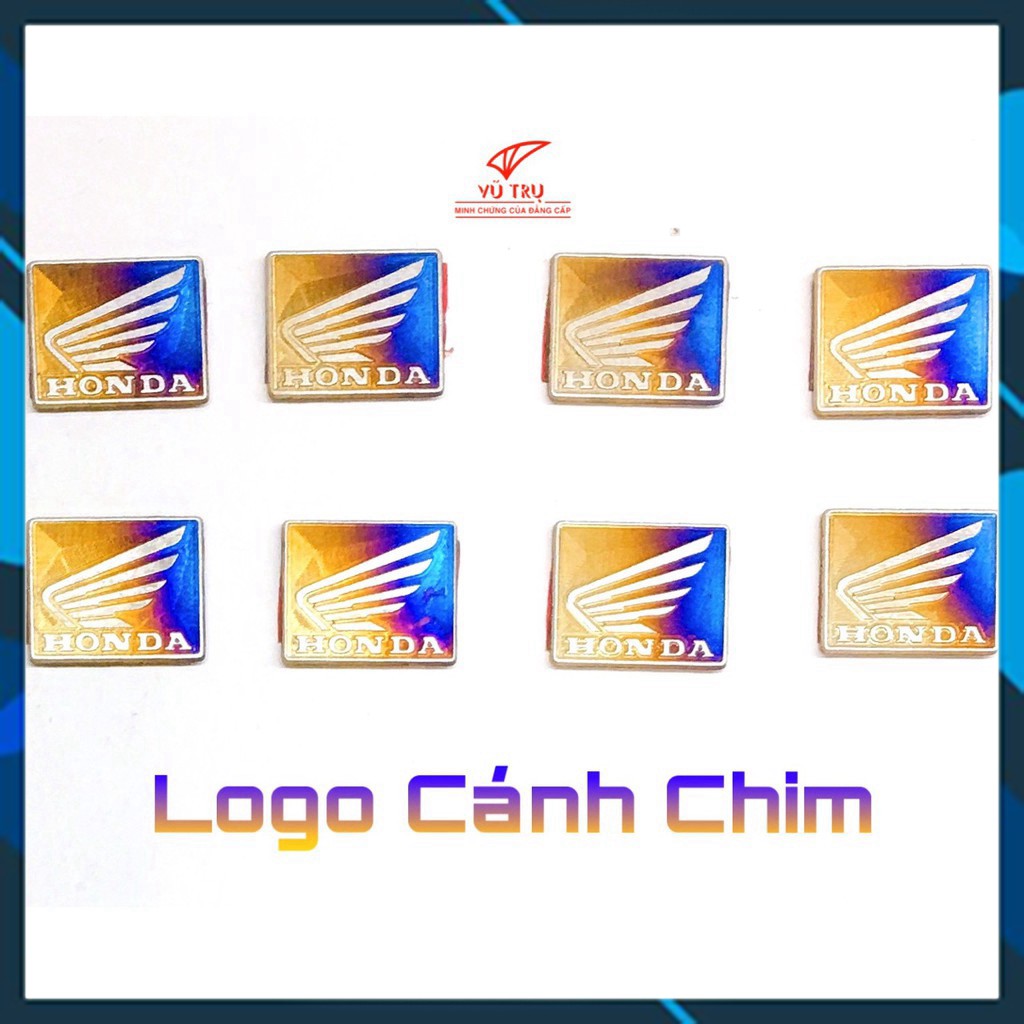 [CỰC RẺ]  Tem logo cánh chim Honda titan nhỏ - Thương Hiệu Universe