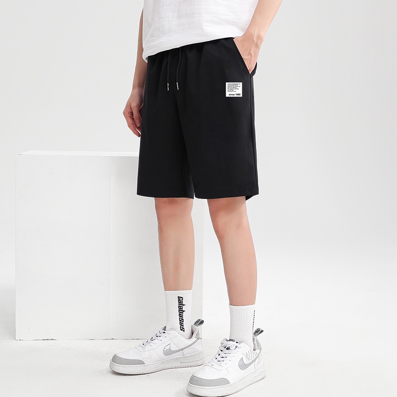 Quần Short Lưng Thun Rút Dây Phong Cách Hàn Quốc Cho Nam