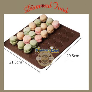 [Siêu Rẻ] Khuôn Silicon Tấm Nướng Bánh Macaron 30 ô HOT HOT HOT