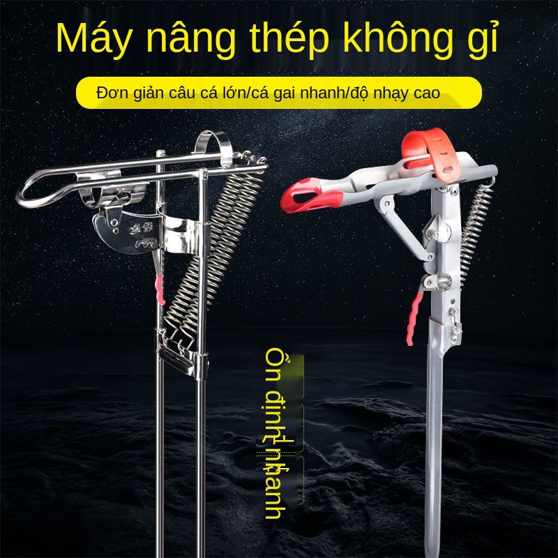 Giá đỡ câu cá tự động cần biển được lắp vào máy lò xo thanh nâng