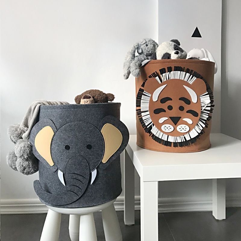 Giỏ đựng đồ chơi, quần áo trẻ em siêu dễ thương HN0003