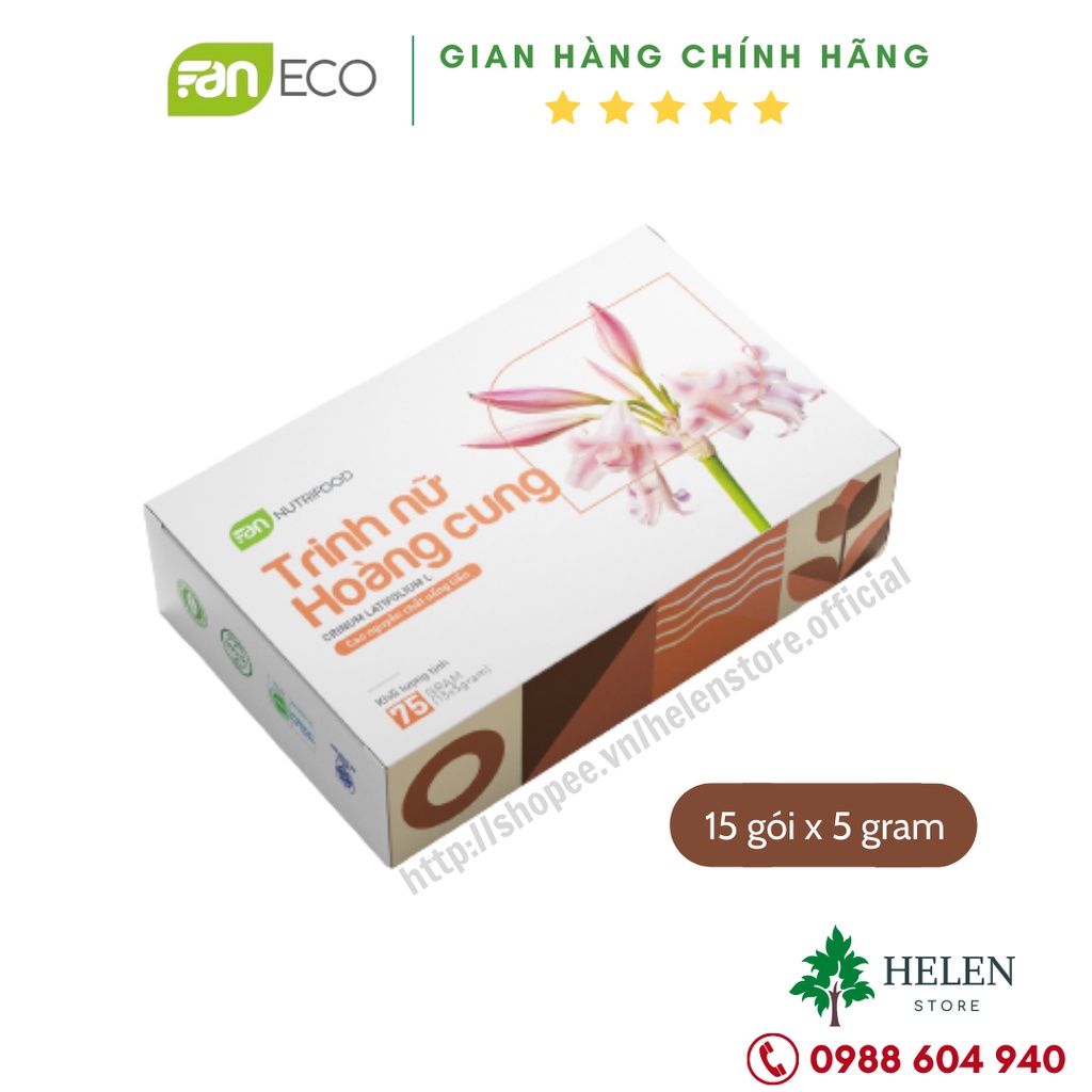 Cao Trinh Nữ Hoàng Cung ♥️ FANECO - FanNutrifood ♥️ Cao nguyên chất uống liền - Helen Store