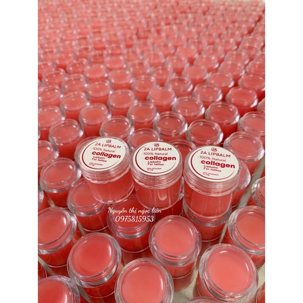 Dưỡng Sau Xăm Màu Hồng Nhẹ TL10g-hũ trụ 10g hồng nhẹ không có hộp giấy