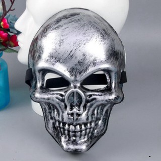 Mặt nạ đầu lâu trang trí tiệm barber, cửa tiệm hóa trang halloween,trung thu,lễ hội
