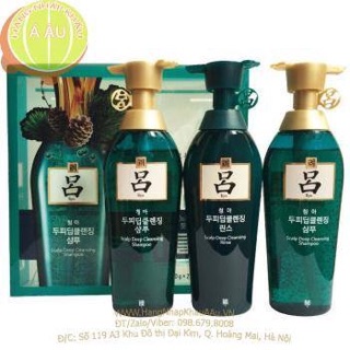 Cặp Dầu gội xả sâm ryo  hàn quốc đỏ