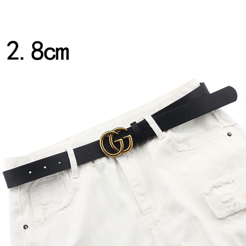 Thắt Lưng Da Trơn Màu Xinh Xắn Dành Cho Nữ 2.8cm