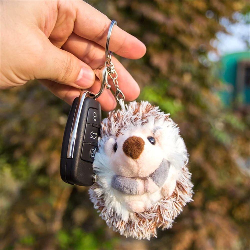 Móc Khóa Điện Thoại Hình Nhím Nhồi Bông Đáng Yêu