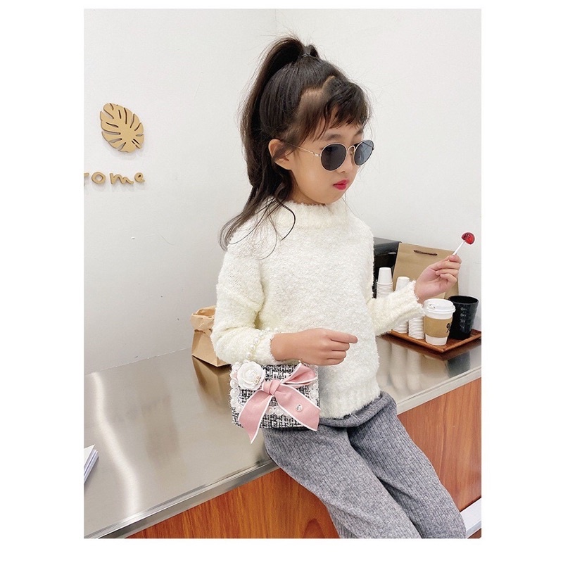 Túi đeo chéo vải dạ xinh xắn cute đáng yêu nhiều kiểu dáng cho bé gái diện TẾT, đi chơi, nhận lì xì