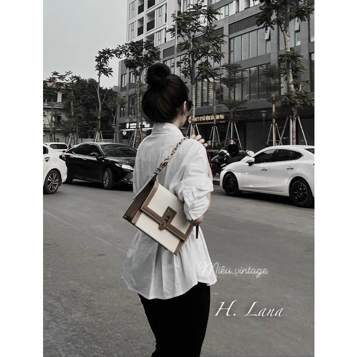 [Mã FAMARAL1 giảm 10K đơn 50K] ÁO SƠ MI THÔ 2 MÀU SIẾT EO | BigBuy360 - bigbuy360.vn