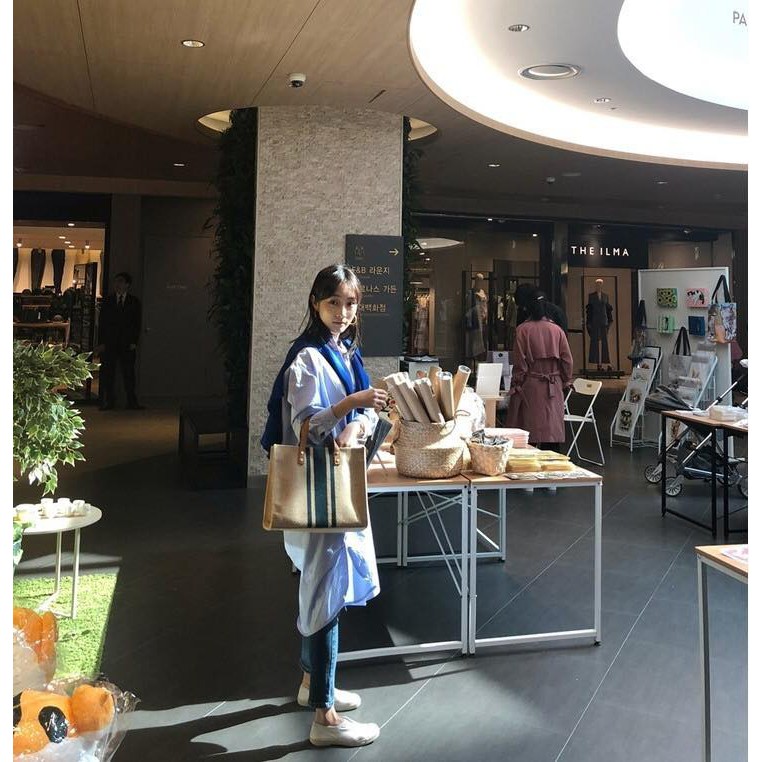 Túi Vải cói Công Sở T500 | BigBuy360 - bigbuy360.vn