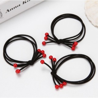 Dây cột tóc hạt Cherry nhiều màu