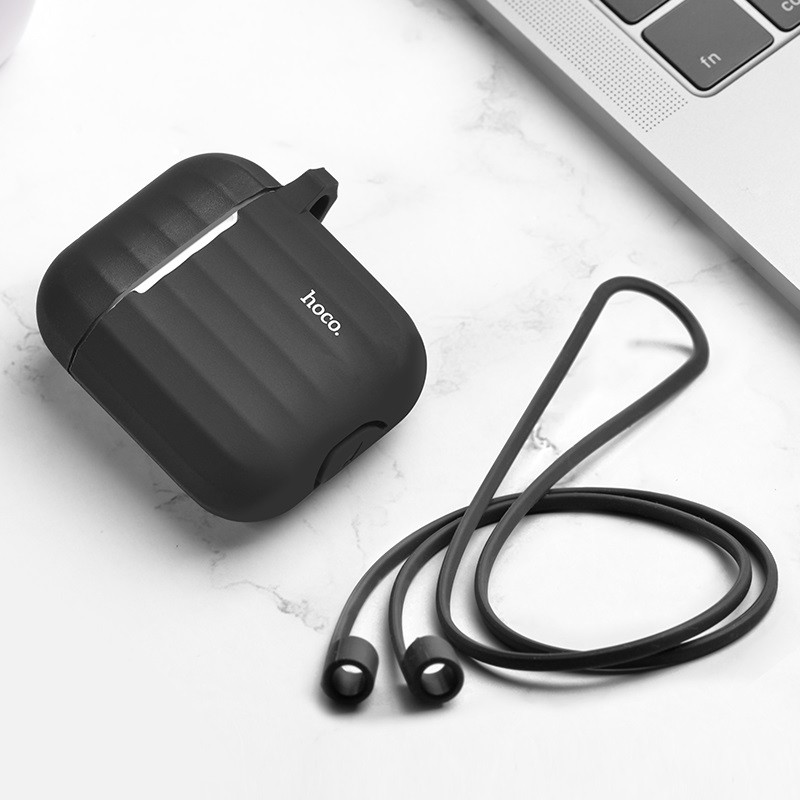 [ HOCO ] Hộp đựng tai nghe Airpods 1/2 Hoco WB10 dày 2.65mm, chất liệu silicon