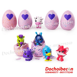 Hatchimals Bộ 4 Trứng Mini SS2 + 1 thú Hatchimal - Full box #Hatchimals
