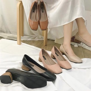 GIÀY ULZZANG ĐẾ VUÔNG NỮ TÍNH