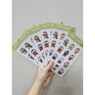 STICKER NHÂN VẬT 12 SỨ ĐỒ PHIÊN BẢN SO CUTE