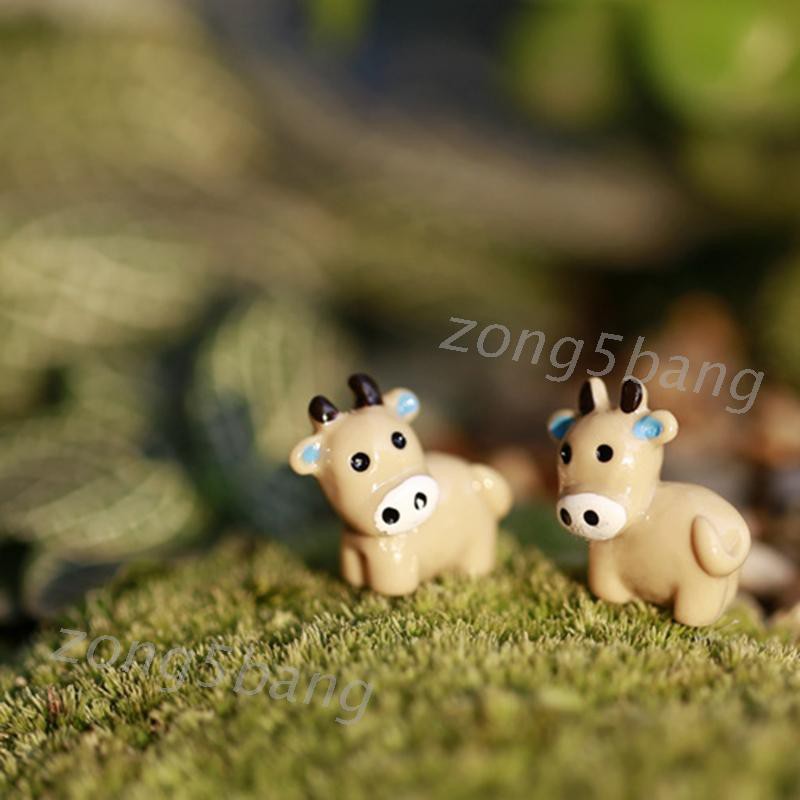 Đồ trang trí Bò Sữa Mini Trang Trí Sân Vườn