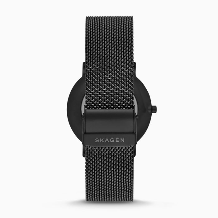 Đồng hồ nam hiệu SKAGEN dây thép đen size mặt 40mm