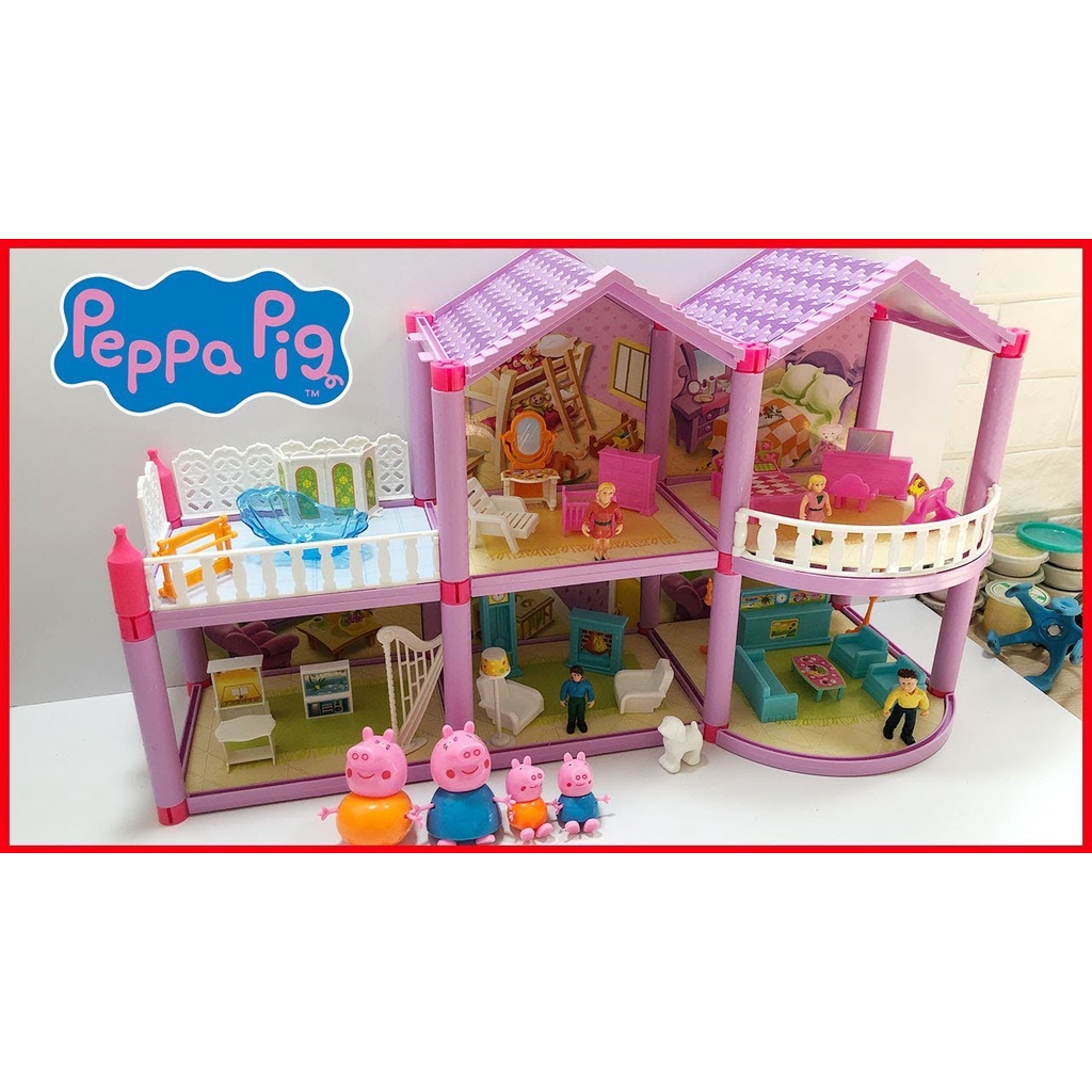 Ngôi nhà heo lớp học cho bé pepa Giá rẻ nhất