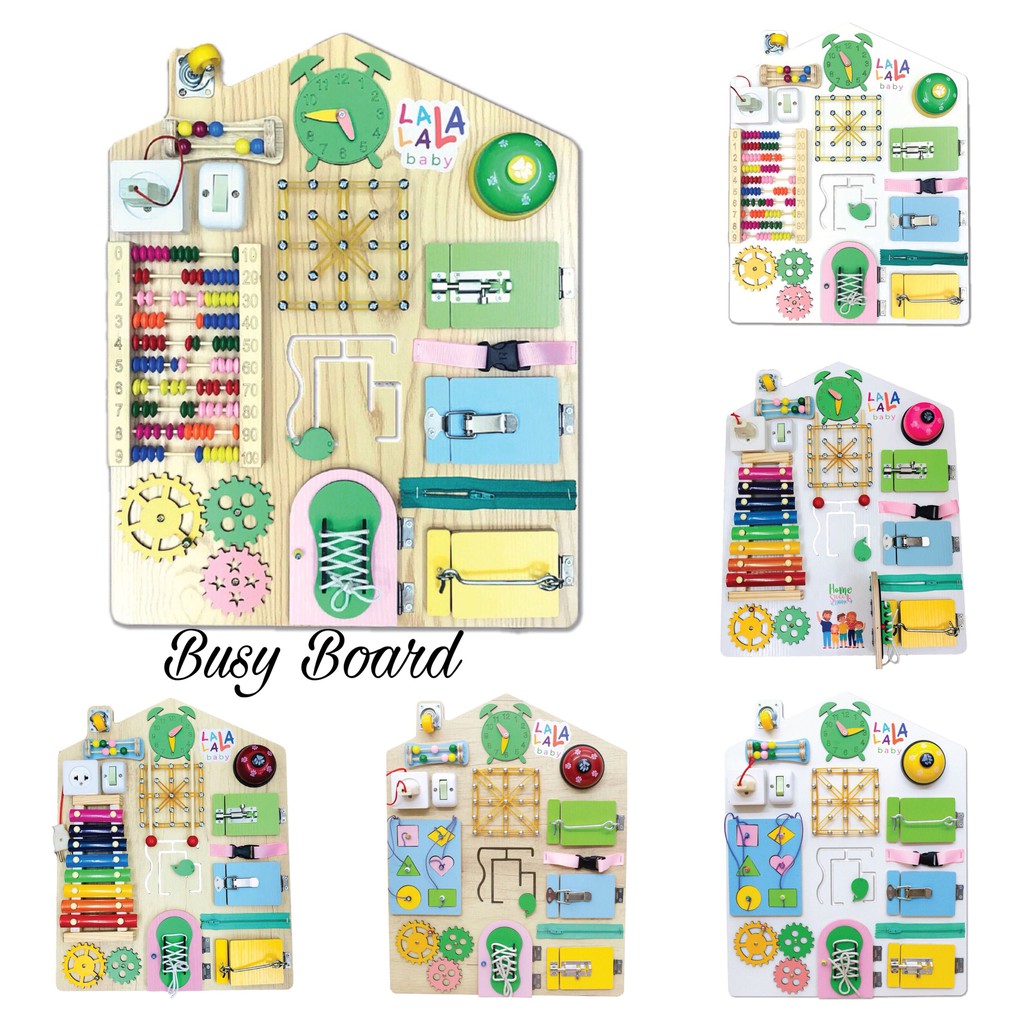 Bảng bận rộn - Busy board Lalala Baby cho bé từ 1-3 tuổi